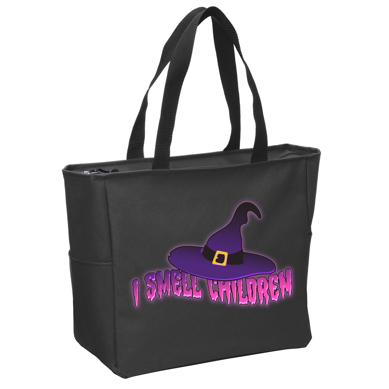 Funny Halloween I Smell Children Witches Zip Tote Bag