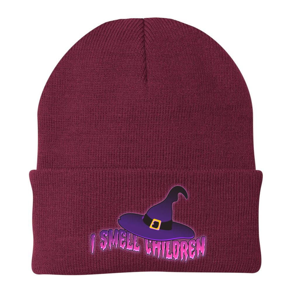 Funny Halloween I Smell Children Witches Beanie