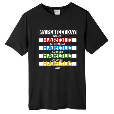 Funny Harold Improviser Gift My Perfect Day Improv Lover Great Gift Tall Fusion ChromaSoft Performance T-Shirt