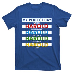 Funny Harold Improviser Gift My Perfect Day Improv Lover Great Gift T-Shirt