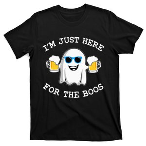 Funny Halloween Im Just Here For The Boos Costume Gift T-Shirt