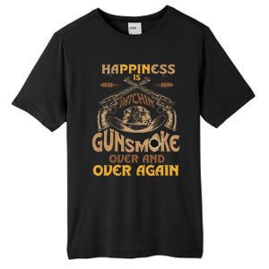 Funny Happiness Is Watching Gunsmoke Over And Over Again Tall Fusion ChromaSoft Performance T-Shirt