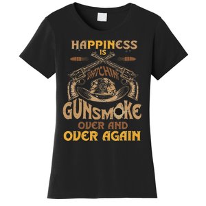 Funny Happiness Is Watching Gunsmoke Over And Over Again Women's T-Shirt