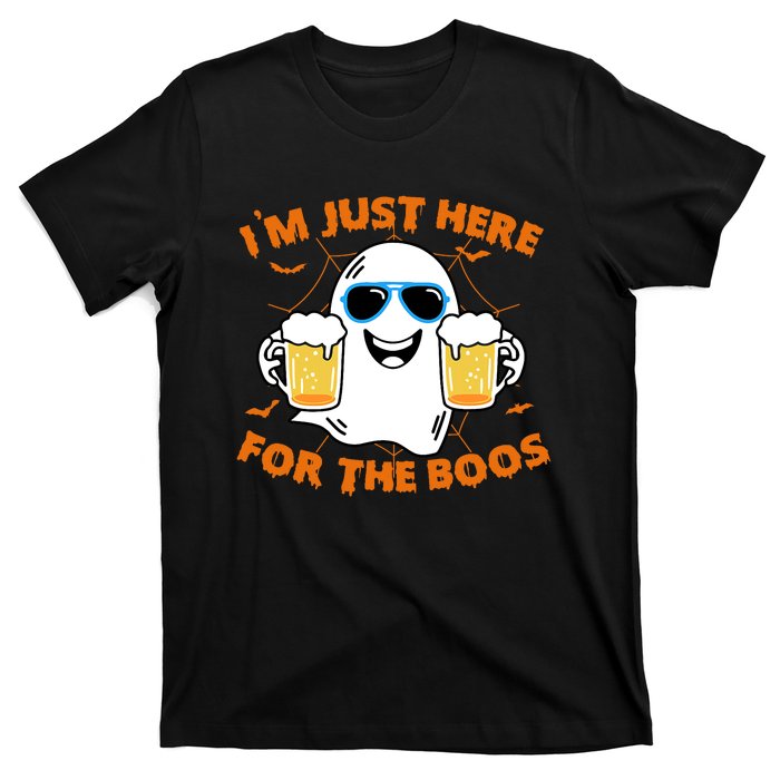 Funny Halloween Im Just Here For The Boos Costume Gift T-Shirt