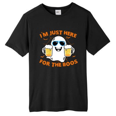 Funny Halloween Im Just Here For The Boos Costume Gift Tall Fusion ChromaSoft Performance T-Shirt