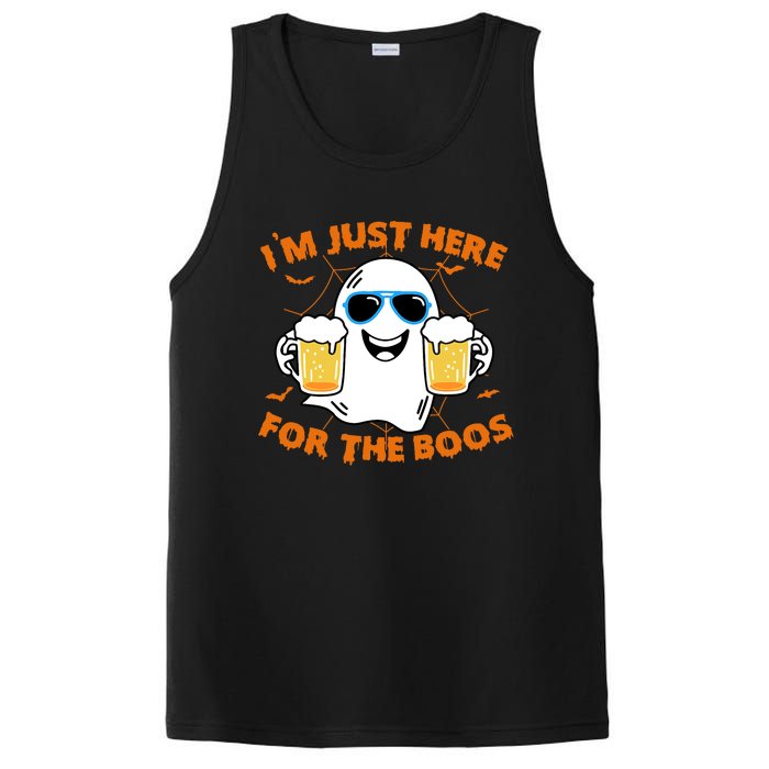 Funny Halloween Im Just Here For The Boos Costume Gift PosiCharge Competitor Tank