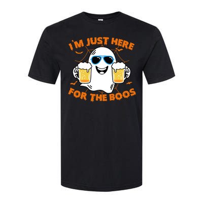 Funny Halloween Im Just Here For The Boos Costume Gift Softstyle® CVC T-Shirt