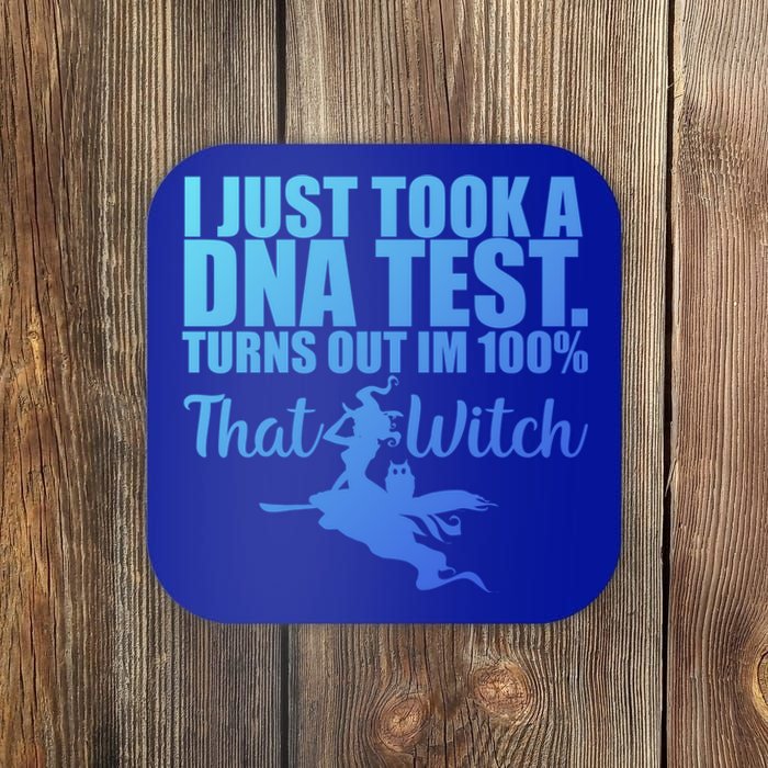 Funny Halloween Im 100% Percent That Witch Gift Coaster