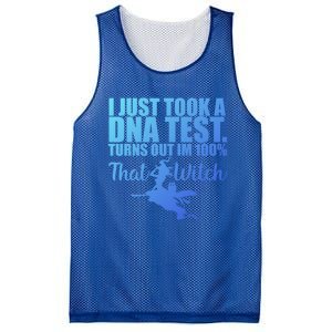 Funny Halloween Im 100% Percent That Witch Gift Mesh Reversible Basketball Jersey Tank