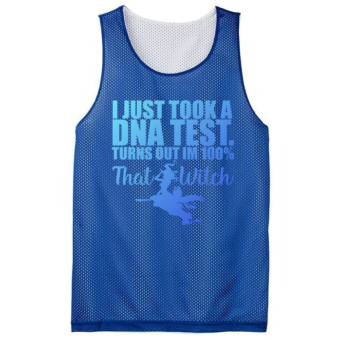 Funny Halloween Im 100% Percent That Witch Gift Mesh Reversible Basketball Jersey Tank