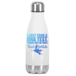 Funny Halloween Im 100% Percent That Witch Gift Stainless Steel Insulated Water Bottle