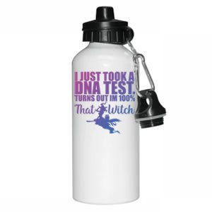 Funny Halloween Im 100% Percent That Witch Gift Aluminum Water Bottle