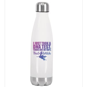 Funny Halloween Im 100% Percent That Witch Gift Stainless Steel Insulated Water Bottle