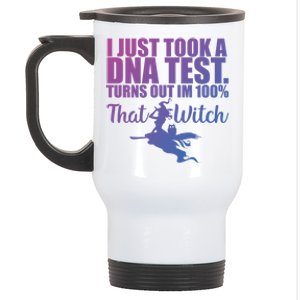 Funny Halloween Im 100% Percent That Witch Gift Stainless Steel Travel Mug