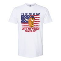 Funny Hotdog Its Not 4th Of July Until My Wiener Comes Out Softstyle CVC T-Shirt