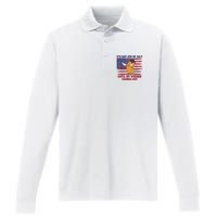 Funny Hotdog Its Not 4th Of July Until My Wiener Comes Out Performance Long Sleeve Polo