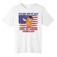 Funny Hotdog Its Not 4th Of July Until My Wiener Comes Out Tall Fusion ChromaSoft Performance T-Shirt