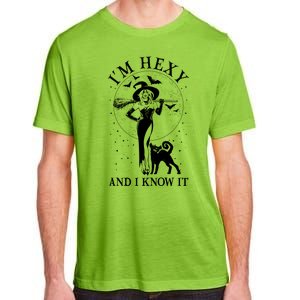 Funny Halloween I'm Hexy And I Know It Sexy Witch Adult ChromaSoft Performance T-Shirt