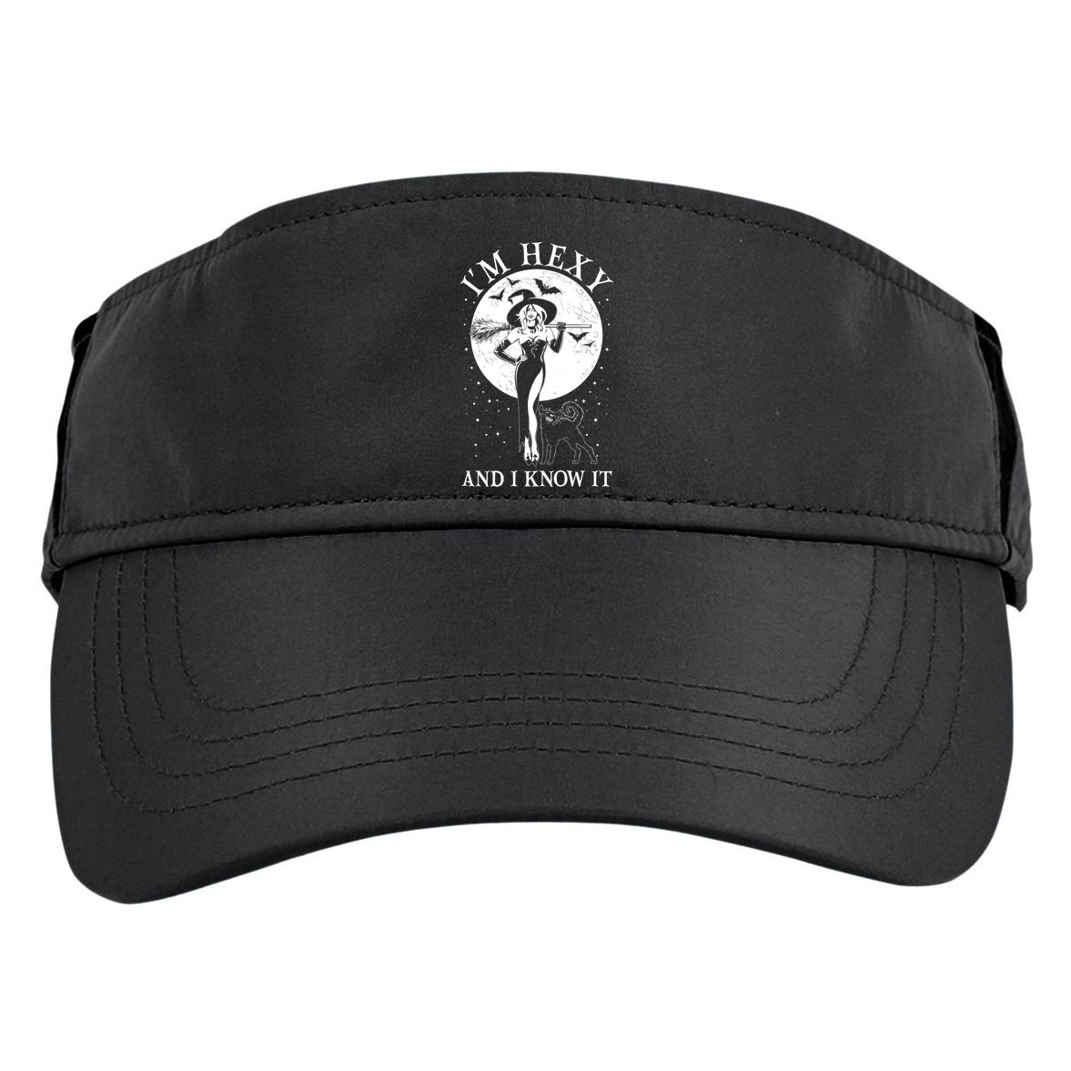 Funny Halloween I'm Hexy And I Know It Sexy Witch Adult Drive Performance Visor