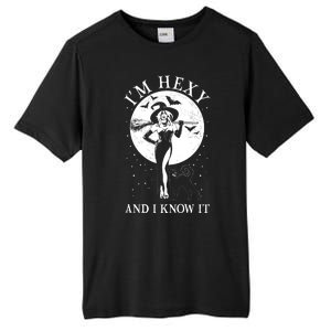 Funny Halloween I'm Hexy And I Know It Sexy Witch Tall Fusion ChromaSoft Performance T-Shirt