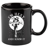 Funny Halloween I'm Hexy And I Know It Sexy Witch 11oz C Handle Ceramic Mug