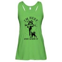 Funny Halloween I'm Hexy And I Know It Sexy Witch Ladies Essential Flowy Tank