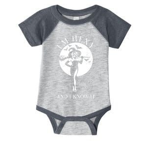 Funny Halloween I'm Hexy And I Know It Sexy Witch Infant Baby Jersey Bodysuit