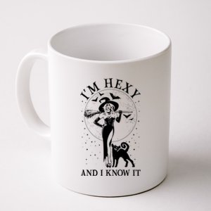 Funny Halloween I'm Hexy And I Know It Sexy Witch Coffee Mug