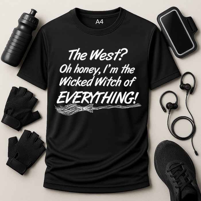 Funny Halloween I'm The Wicked Witch Of Everything Cooling Performance Crew T-Shirt
