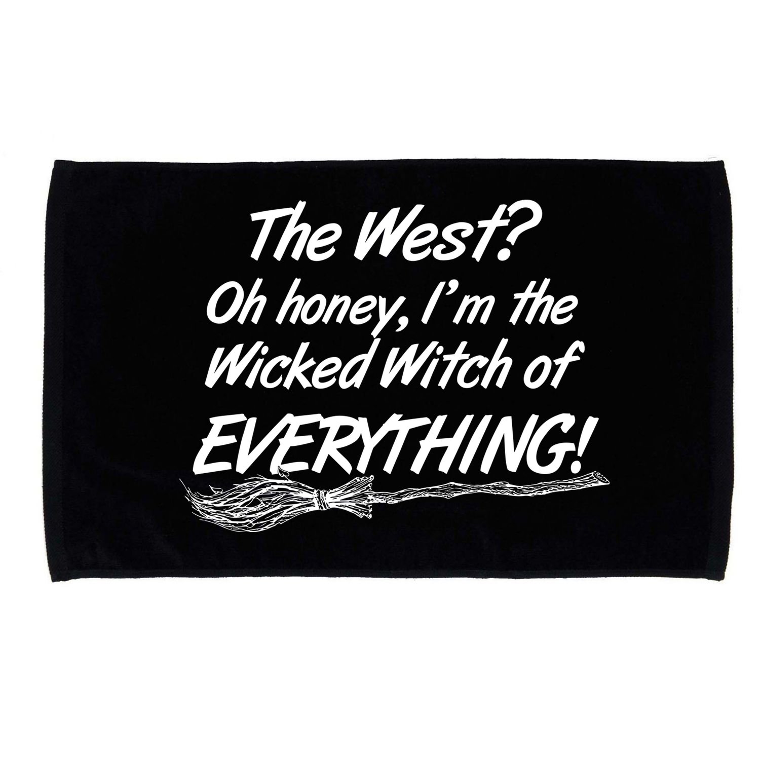 Funny Halloween I'm The Wicked Witch Of Everything Microfiber Hand Towel