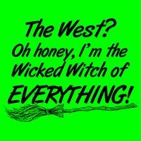 Funny Halloween I'm The Wicked Witch Of Everything Button