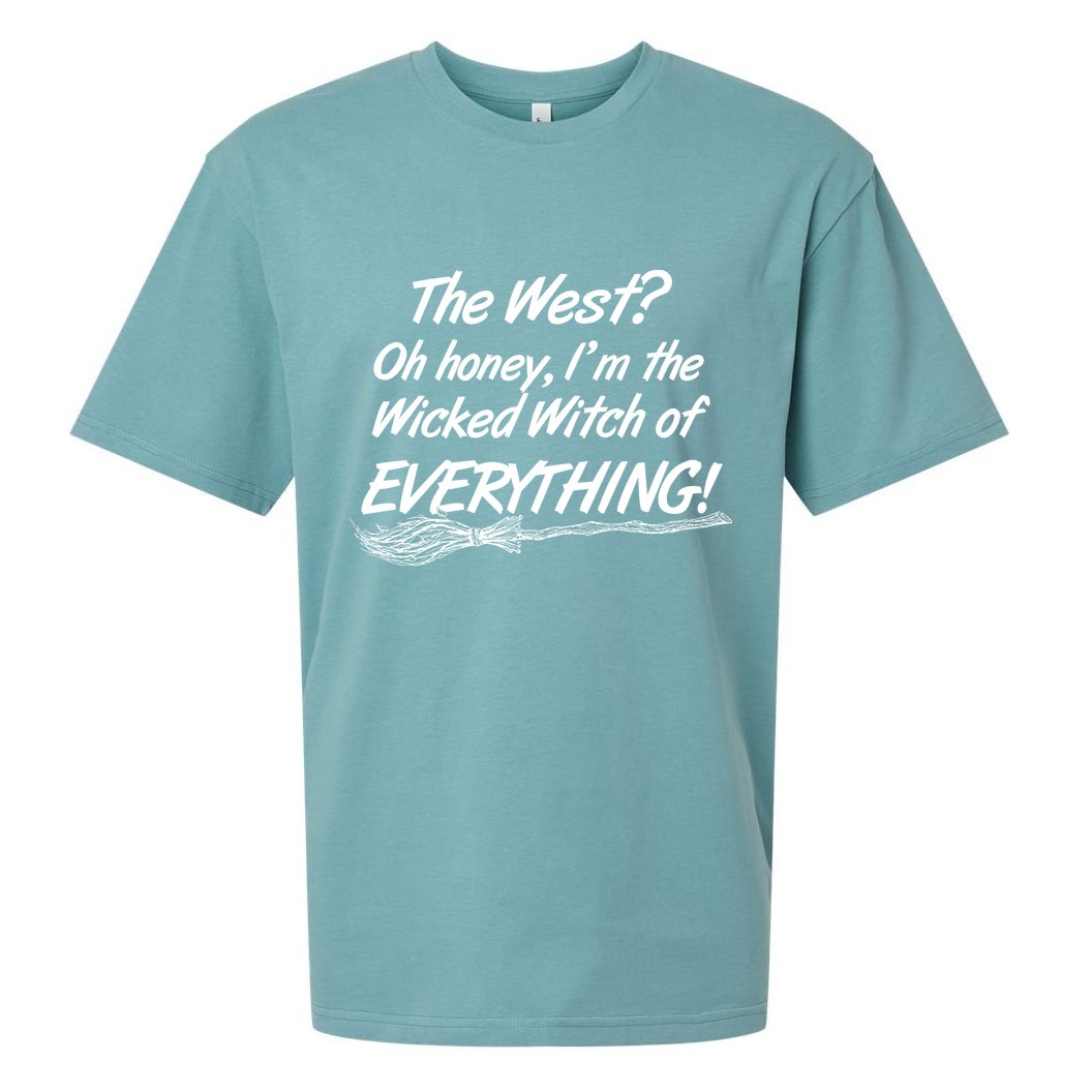 Funny Halloween I'm The Wicked Witch Of Everything Sueded Cloud Jersey T-Shirt