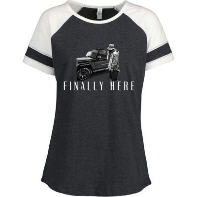 Finally Here Isaac Leo Album Mercy Enza Ladies Jersey Colorblock Tee