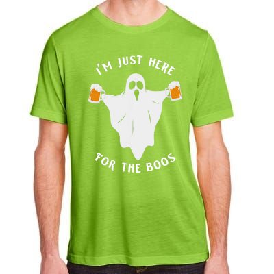 Funny Halloween IM Just Here For The Boos Costume Gift Adult ChromaSoft Performance T-Shirt