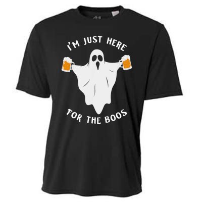 Funny Halloween IM Just Here For The Boos Costume Gift Cooling Performance Crew T-Shirt