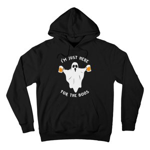 Funny Halloween IM Just Here For The Boos Costume Gift Hoodie