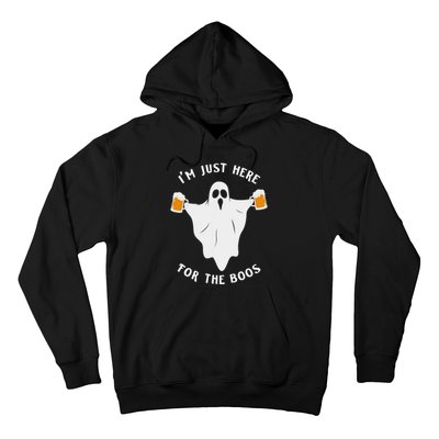 Funny Halloween IM Just Here For The Boos Costume Gift Hoodie