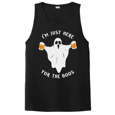 Funny Halloween IM Just Here For The Boos Costume Gift PosiCharge Competitor Tank