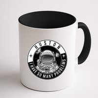 Funny Huston I Have So Many Problems Astronaut Emblem Mug