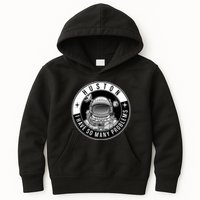 Funny Huston I Have So Many Problems Astronaut Emblem Kids Hoodie