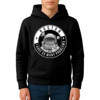 Funny Huston I Have So Many Problems Astronaut Emblem Kids Hoodie