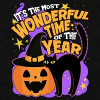 Funny Halloween It's The Most Wonderful Time Of The Year Ladies PosiCharge Tri-Blend Wicking Tank