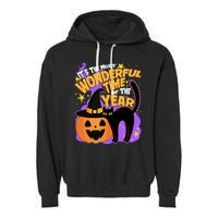 Funny Halloween It's The Most Wonderful Time Of The Year Garment-Dyed Fleece Hoodie