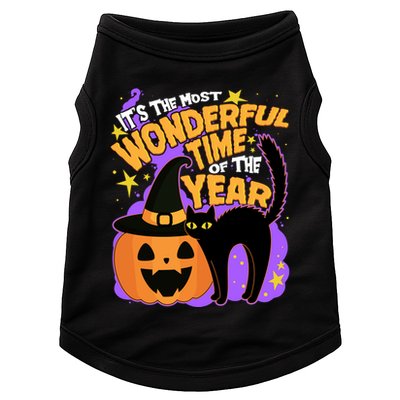 Funny Halloween It's The Most Wonderful Time Of The Year Doggie Tank