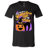 Funny Halloween It's The Most Wonderful Time Of The Year V-Neck T-Shirt