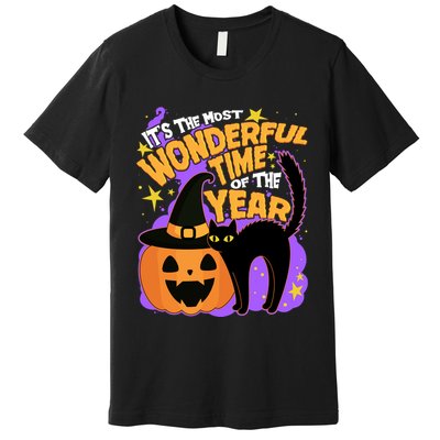Funny Halloween It's The Most Wonderful Time Of The Year Premium T-Shirt