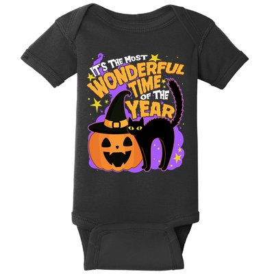 Funny Halloween It's The Most Wonderful Time Of The Year Baby Bodysuit