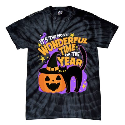 Funny Halloween It's The Most Wonderful Time Of The Year Tie-Dye T-Shirt