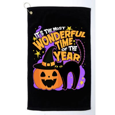 Funny Halloween It's The Most Wonderful Time Of The Year Golf Towel