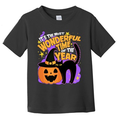 Funny Halloween It's The Most Wonderful Time Of The Year Toddler T-Shirt